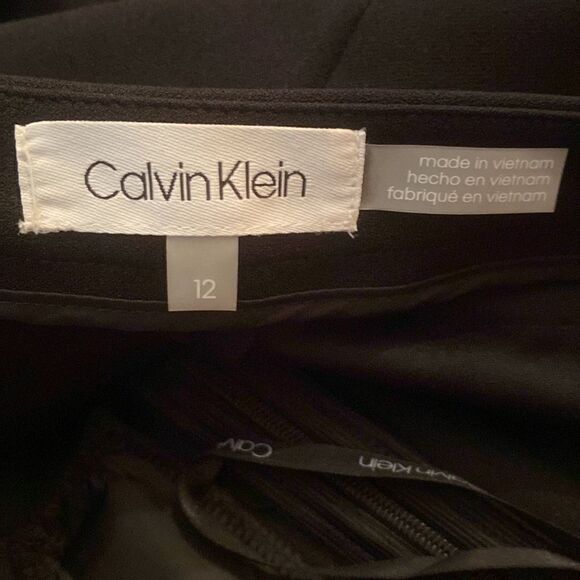 Calvin Klein Women’s Black Navy Style Pants. Size 12. New! - Picture 8 of 13